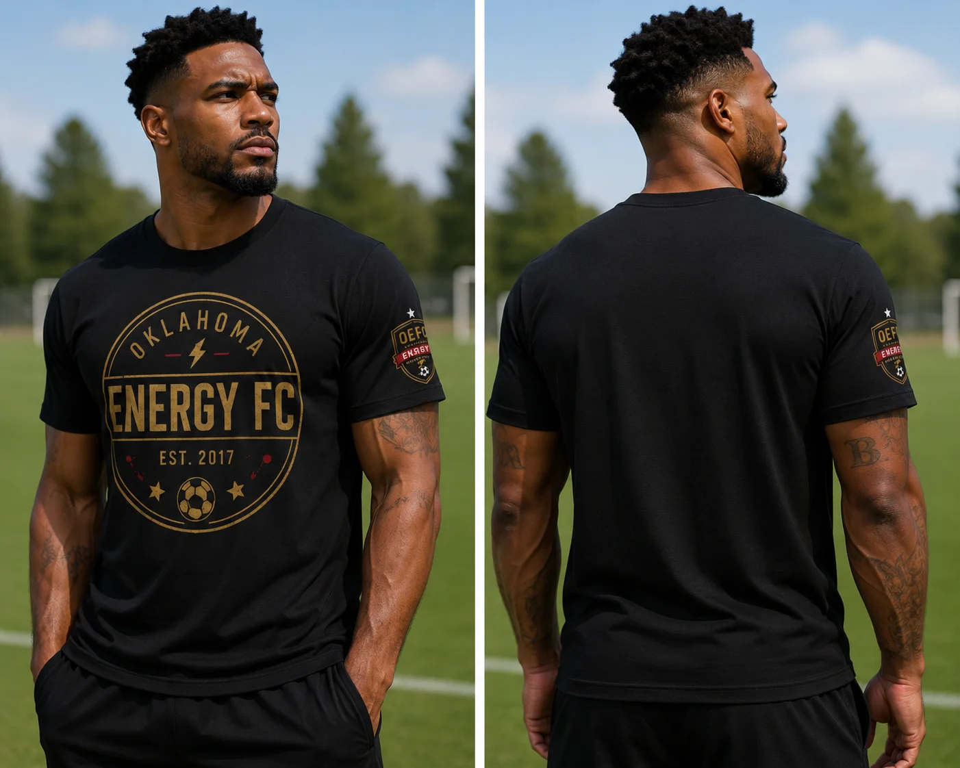 Men's OEFC Crest Graphic Tee front view